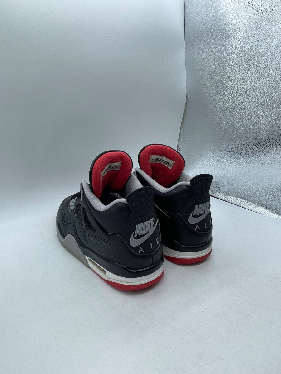 Jordan 4 Retro Bred Reimagined 10.5 (Moderately Worn Pre-Owned)JordanBlack/Cement Grey/Varsity Red/Summit White - Image 4