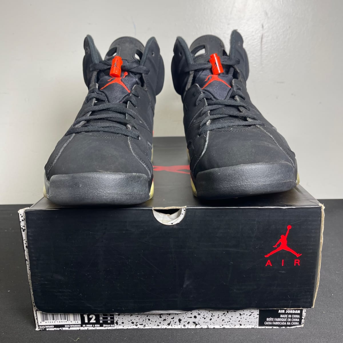 Jordan 6 Retro Black Infrared (2019) (Size 12) - aux