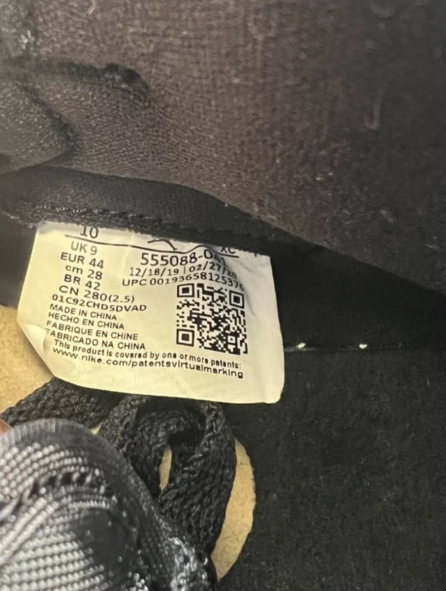 Jordan 1 Retro High Royal Toe 10 (Lightly Worn Pre-Owned)JordanBlack/White-Game Royal-Black - Image 7