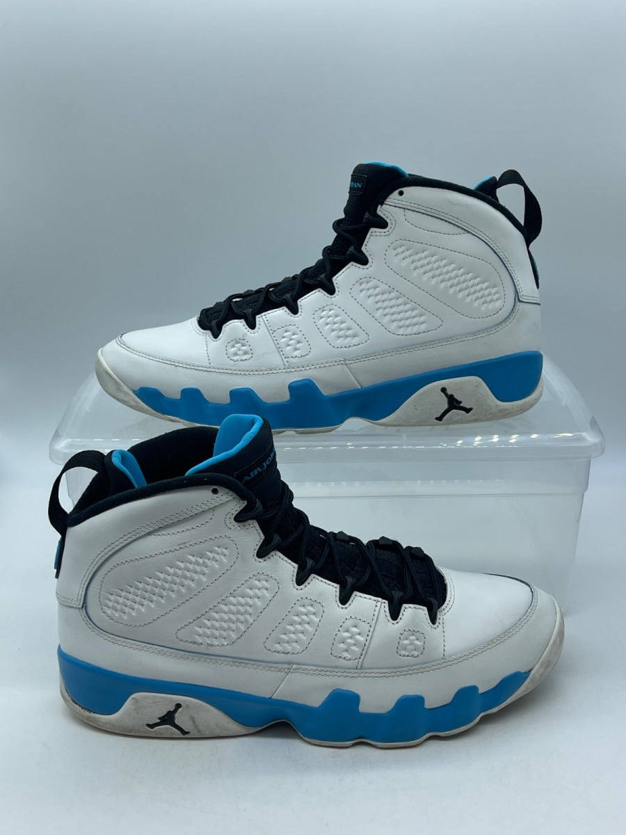 Jordan 9 Retro Powder Blue (2024) 11 (Moderately Worn Pre-Owned)JordanSummit White/Black/Dark Powder Blue - Image 1