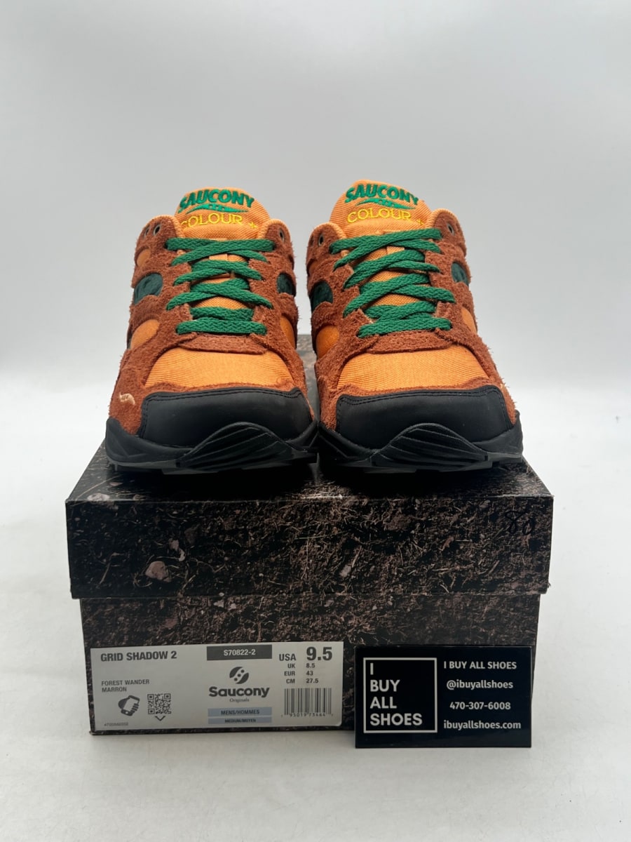 Colour Plus Companie x Saucony Grid Shadow 2 'Forest Wander' 9.5 (Lightly Worn Pre-Owned) - Image 2