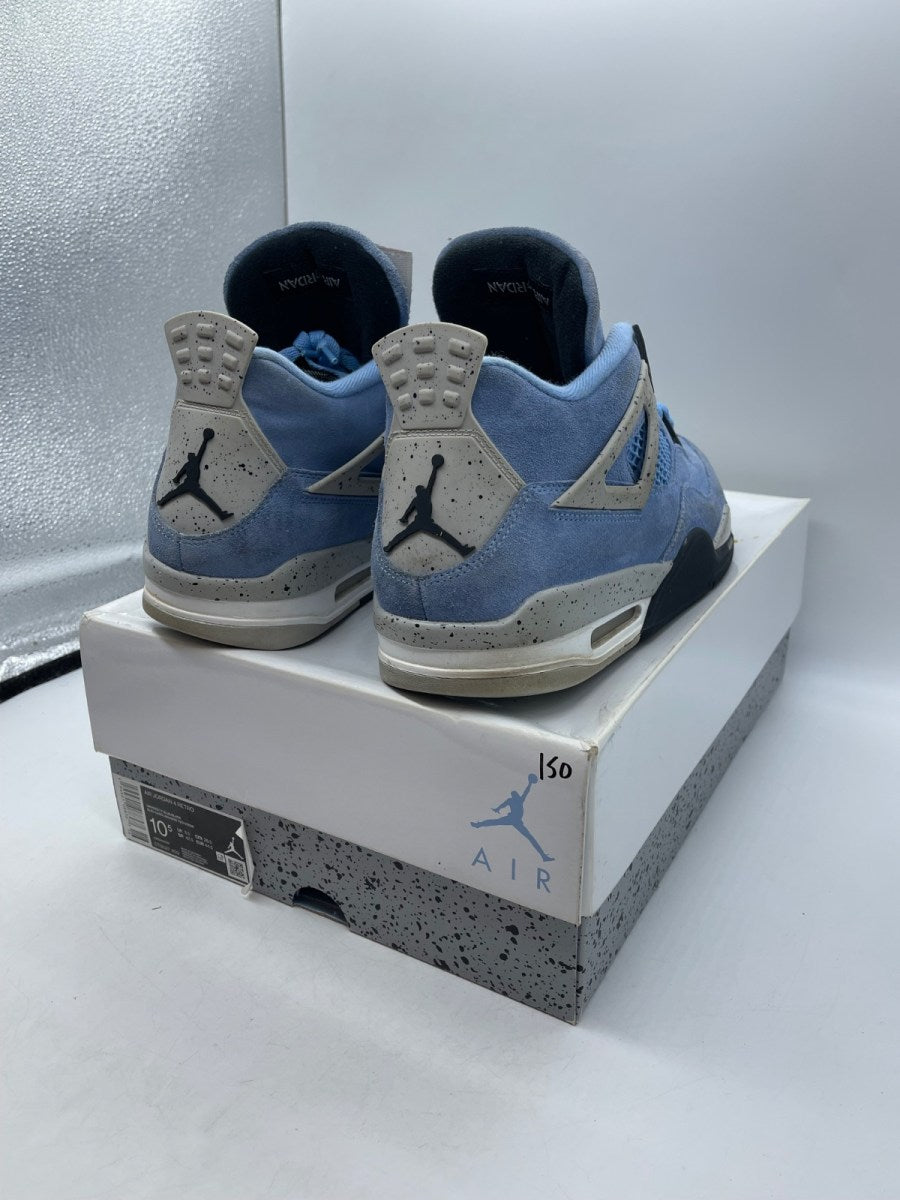 Jordan 4 Retro University Blue 10.5 (Moderately Worn Pre-Owned) - Image 5