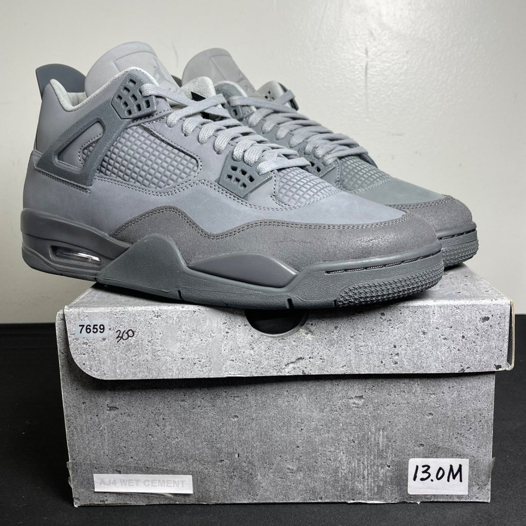 Jordan 4 Retro SE Paris Olympics Wet Cement (Size 13) - Image 1