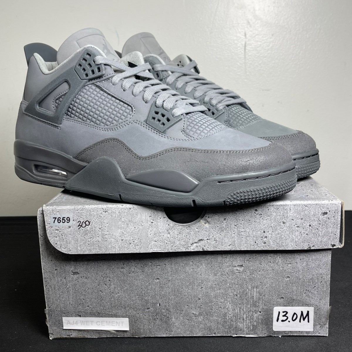 Jordan 4 Retro SE Paris Olympics Wet Cement (Size 13) - Image 1