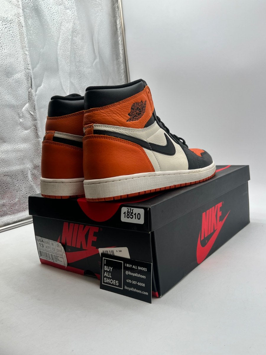 Jordan 1 Retro Shattered Backboard 13 (Lightly Worn Pre-Owned) - Image 5