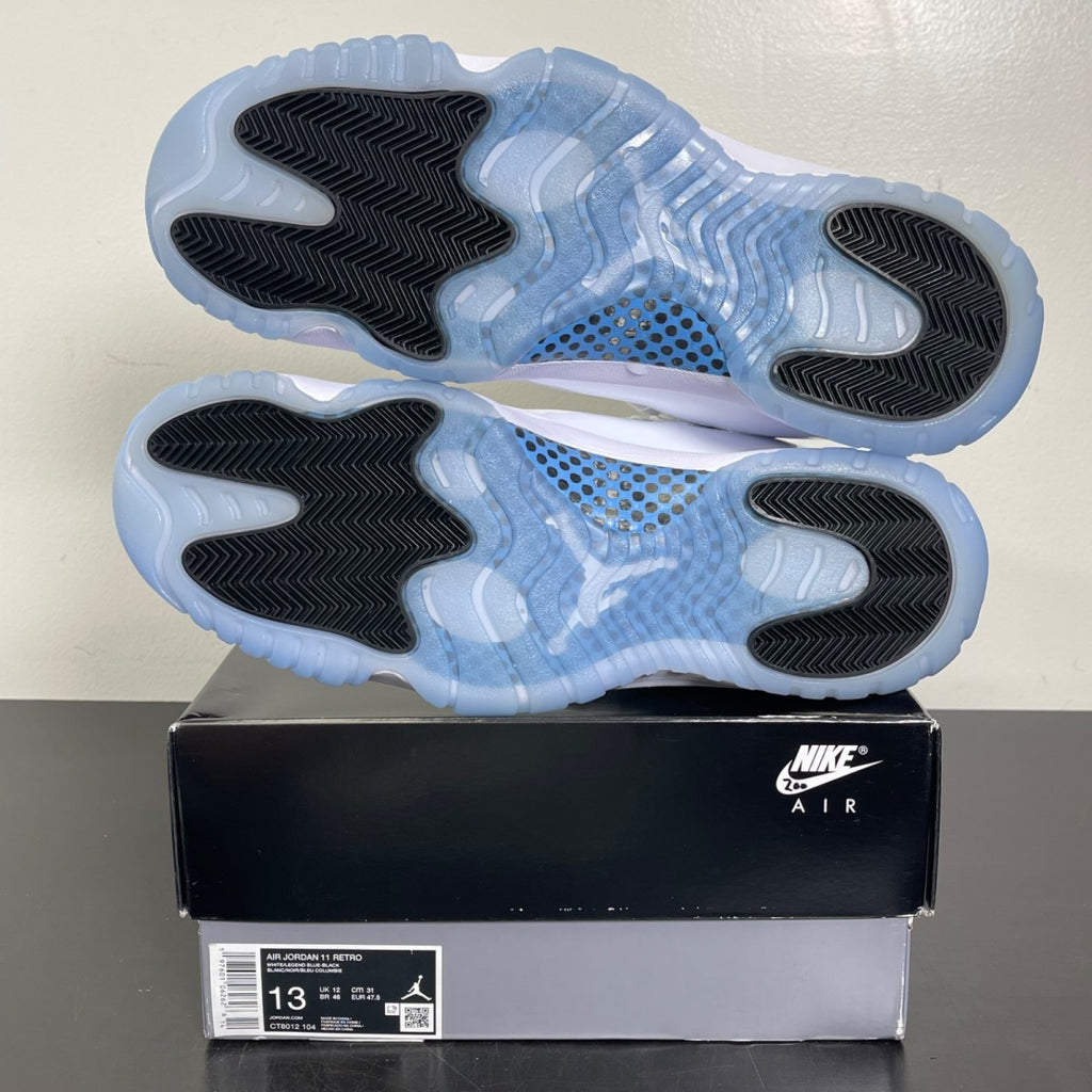 Jordan 11 Retro Legend Blue (2024) 13 (Moderately Worn Pre-Owned)JordanWhite/Legend Blue/Black - Image 5