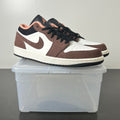 Jordan 1 Low Mocha 10 (Lightly Worn Pre-Owned)JordanLight Chocolate/Crimson Bliss-Black-Sail - Image 1