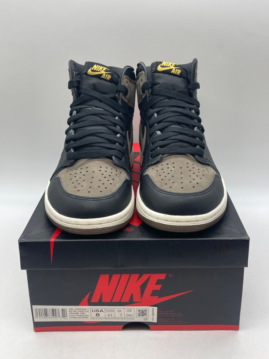 Jordan 1 Retro High Dark Mocha 8 (Moderately Worn Pre-Owned)JordanSail/Dark Mocha-Black-Black - Image 2