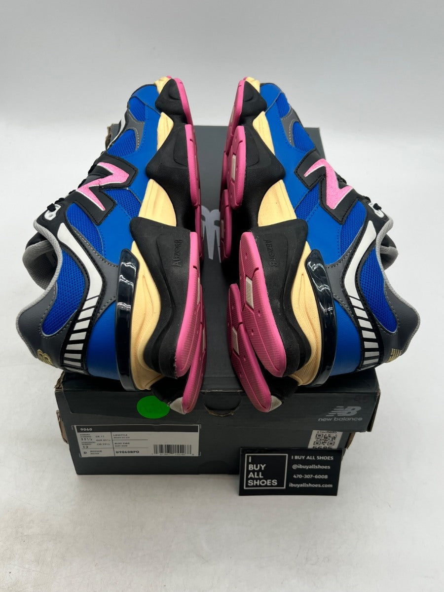 New Balance 9060 Blue Oasis Real Pink 11.5 (Lightly Worn Pre-Owned) - Image 8