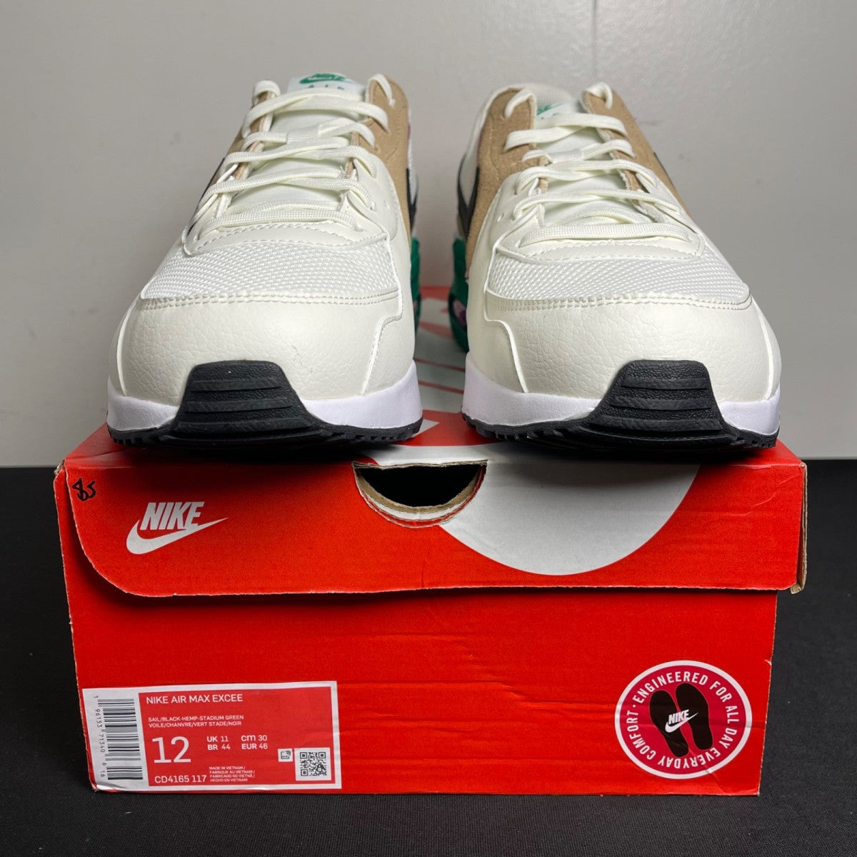 Nike Air Max Excee 'Sail Hemp Stadium Green' (Size 12) - Image 2
