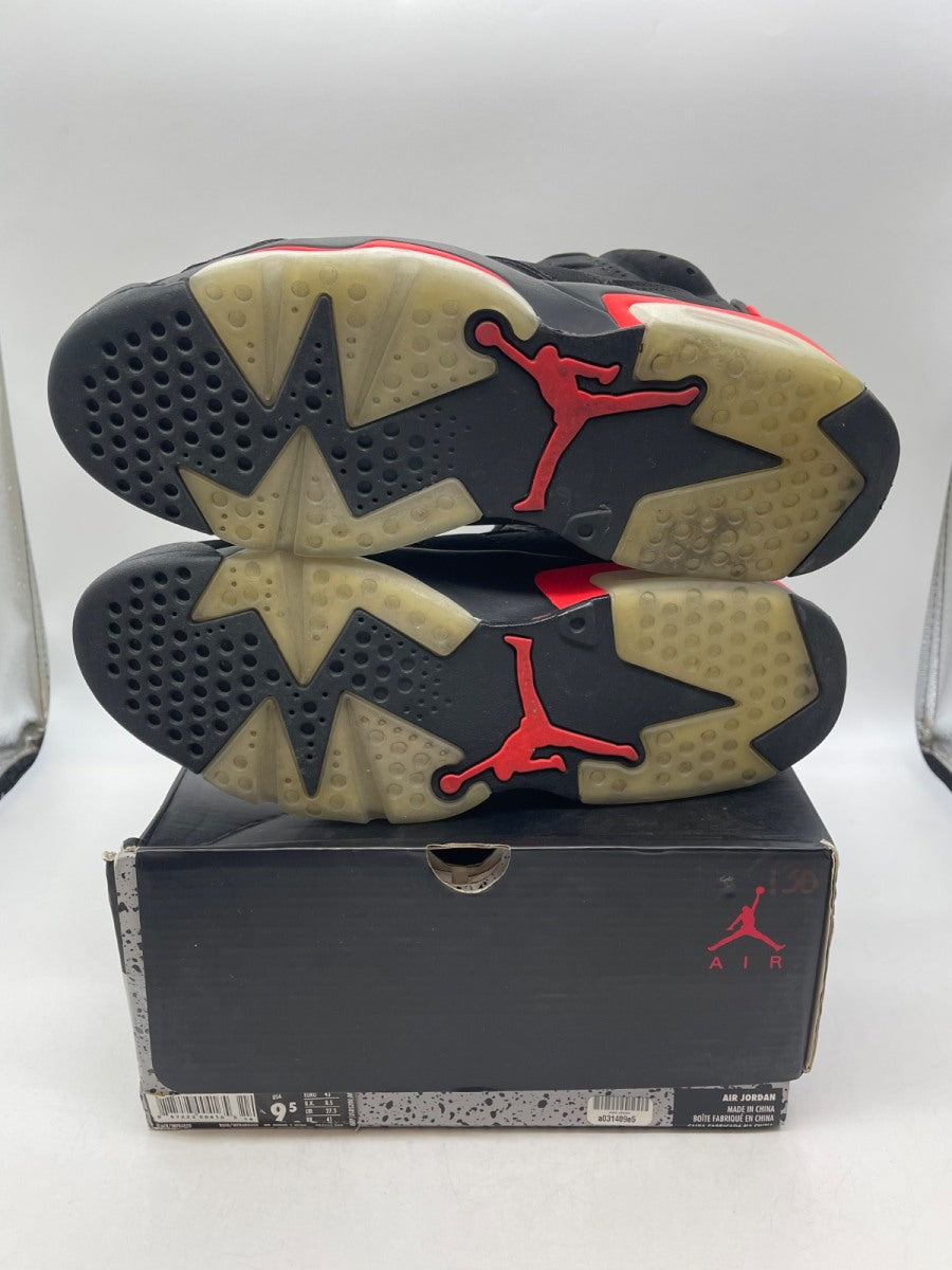 Jordan 6 Retro Black Infrared (2019) 9.5 (Moderately Worn Pre-Owned)JordanBlack/Infrared - Image 7
