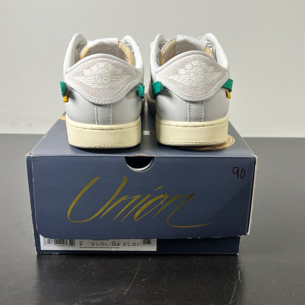Jordan 1 Retro AJKO Low SP Union Sail Leather 9 (Lightly Worn Pre-Owned)JordanSail/Muslin-Neutral Grey - Image 3