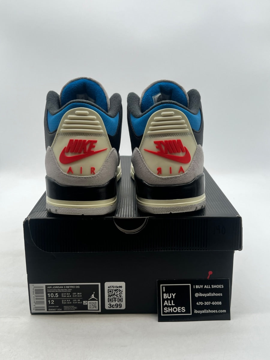 Jordan 3 Retro OG Rare Air 10.5 (Lightly Worn Pre-Owned) - Image 3
