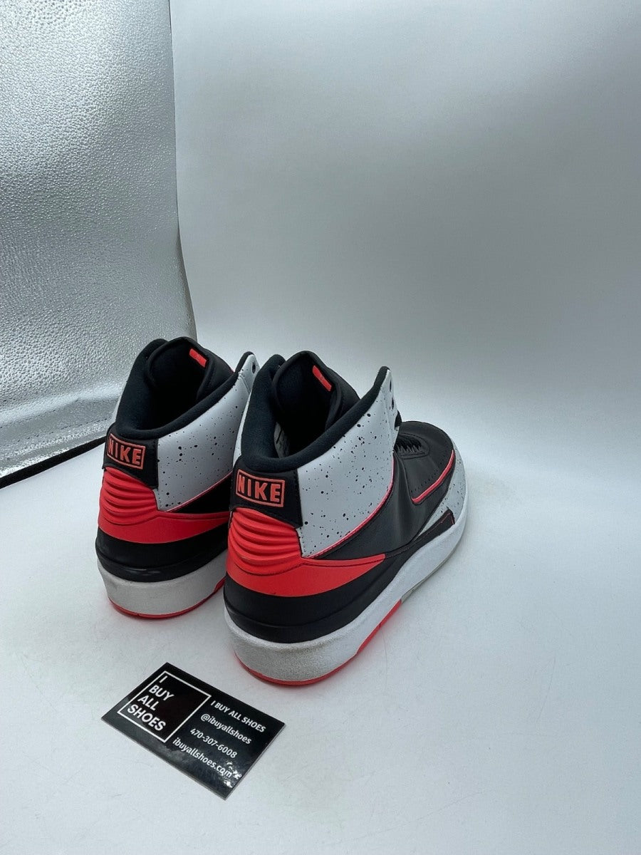 Jordan 2 Retro Infrared Cement 13 (Heavily Worn Pre-Owned) - Image 5