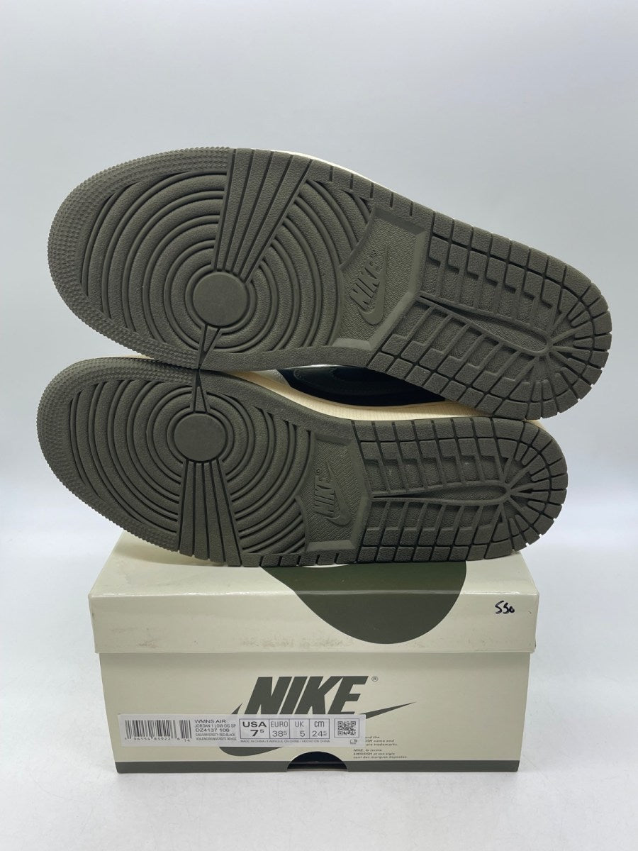 Jordan 1 Retro Low OG SP Travis Scott Olive (Women's) 7.5W (Lightly Worn Pre-Owned)JordanSail/University Red/Black/Medium Olive - Image 7
