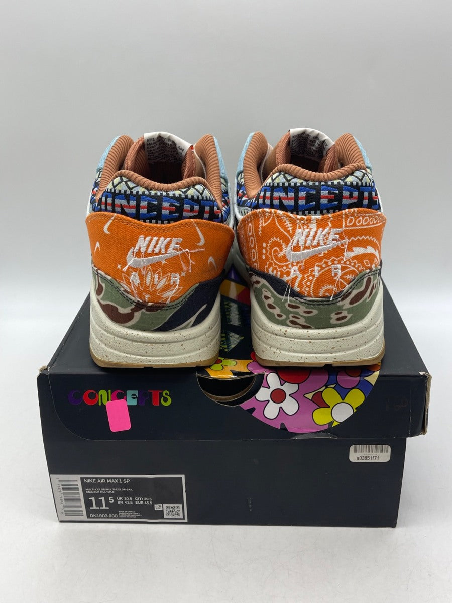 Nike Air Max 1 SP Concepts Heavy 11.5 (Moderately Worn Pre-Owned)NikeElemental Gold/Sail-Black-Worn Blue - Image 3