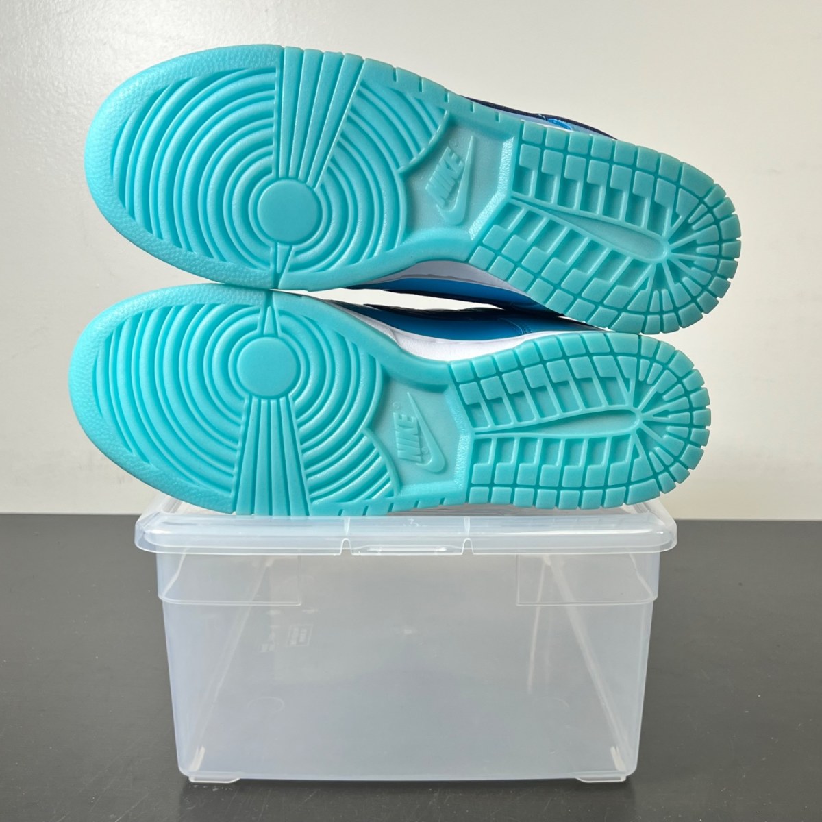 Nike Dunk Low SE Baltic Blue Total Orange 10 (VNDS Pre-Owned)NikeBaltic Blue/Deep Royal Blue/Total Orange/White - Image 5