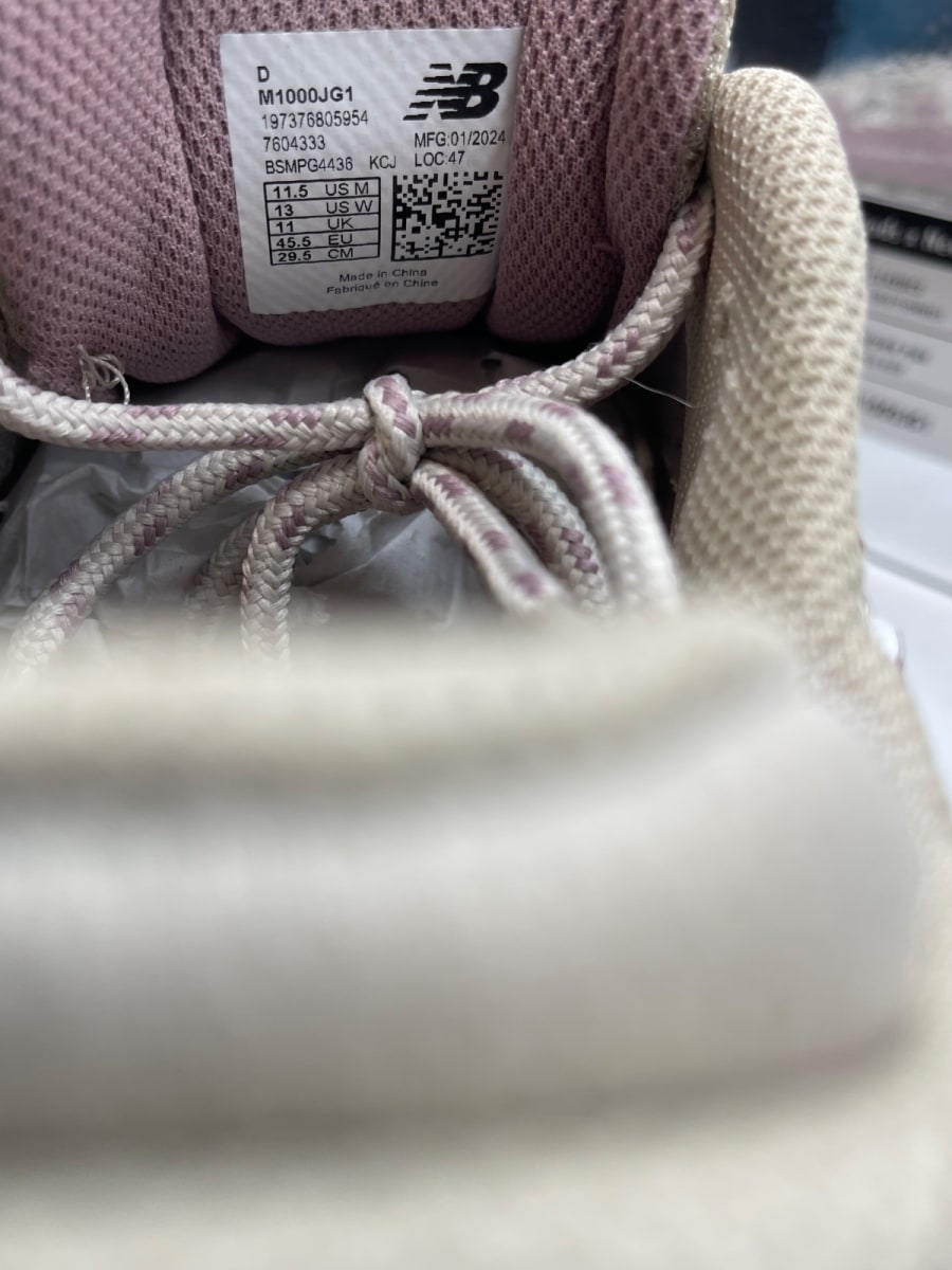 New Balance 1000 Joe Freshgoods When Things Were Pure Pink Mink 11.5 (Moderately Worn Pre-Owned)New BalancePink/Beige - Image 8