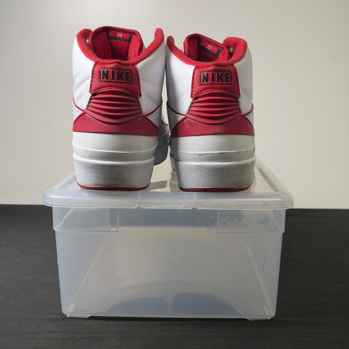 Jordan 2 Retro White Red (2014) (Size 11.5) - Image 4