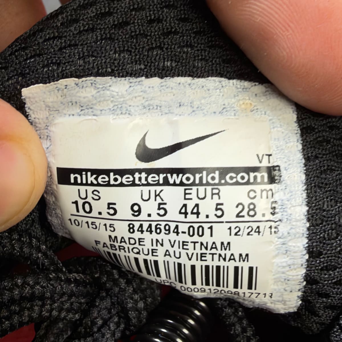 Nike Air Max 98 Supreme Black (Size 10.5) - aux