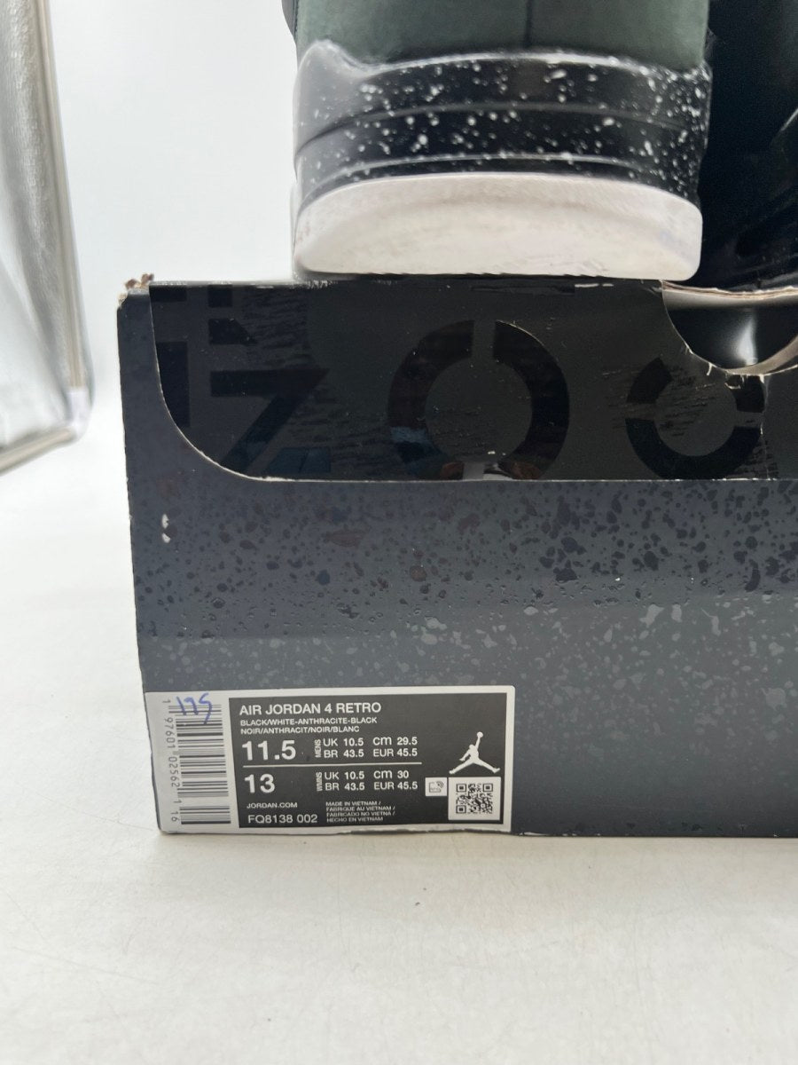Jordan 4 Retro Fear (2024) 11.5 (Moderately Worn Pre-Owned) - Image 4