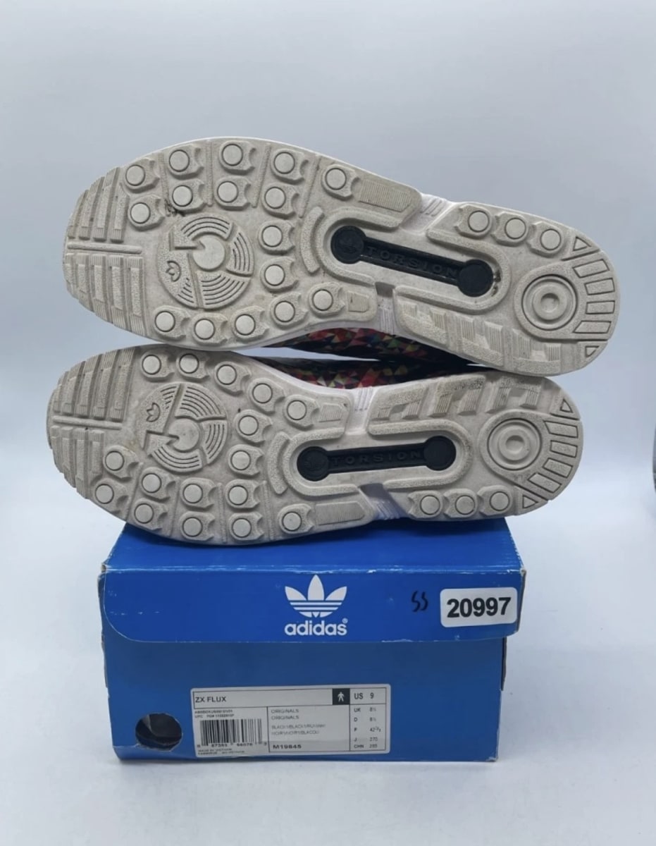 adidas ZX Flux 'Prism' 9 (Lightly Worn Pre-Owned)adidas - Image 7