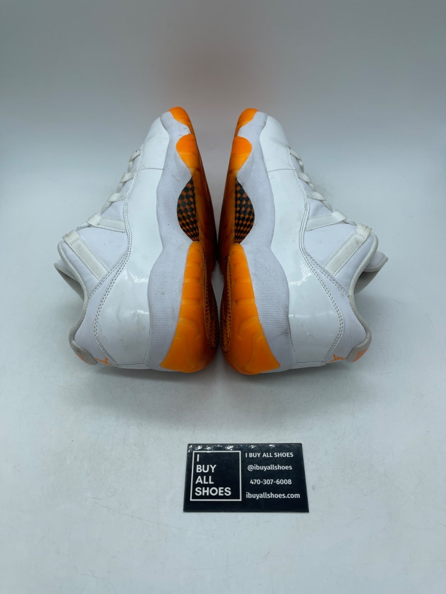 Jordan 11 Retro Low Citrus (2021) (Women's) 12W (Heavily Worn Pre-Owned) - Image 6