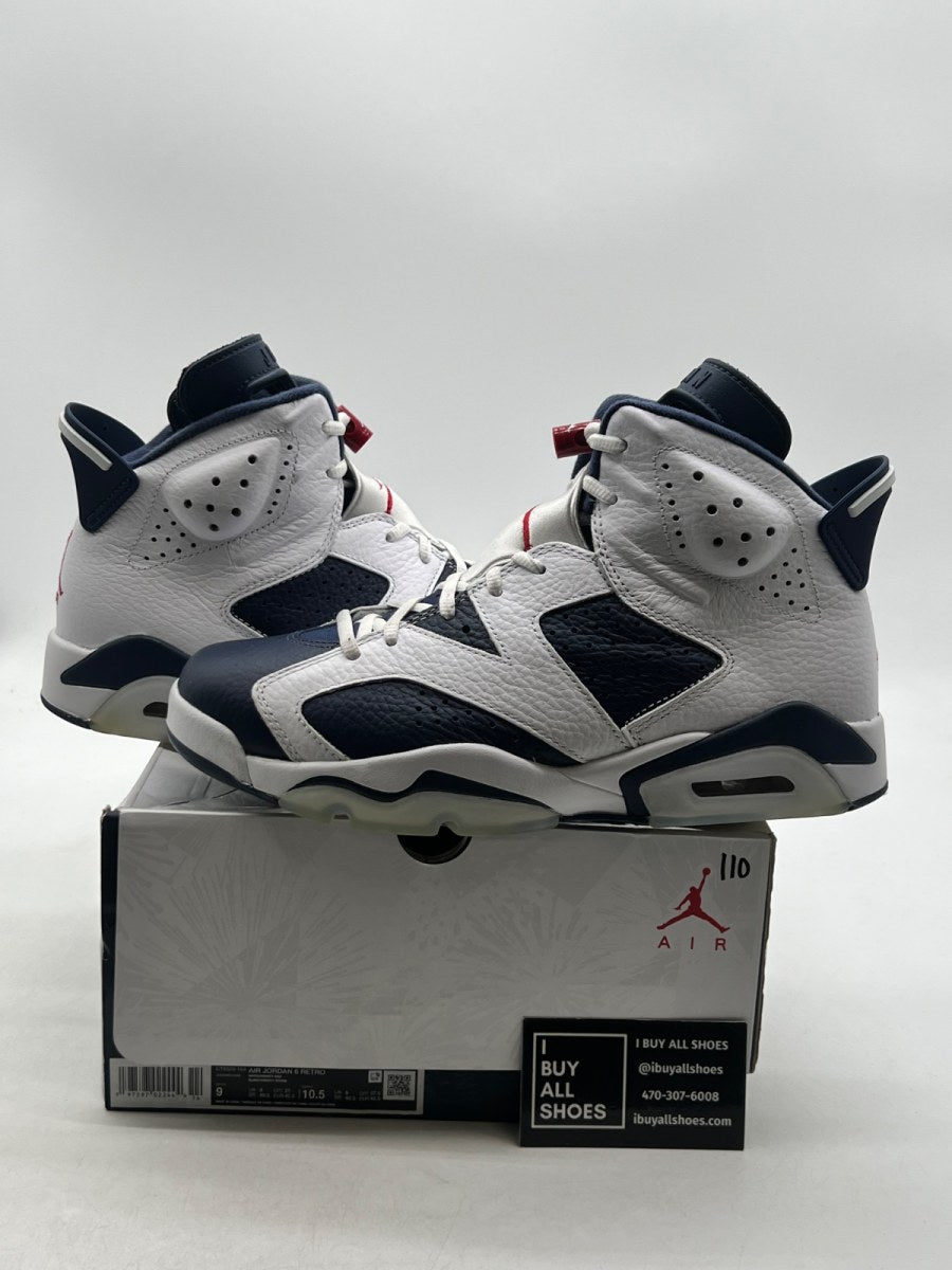 Jordan 6 Retro Olympic (2024) 9 (Lightly Worn Pre-Owned) - Image 1