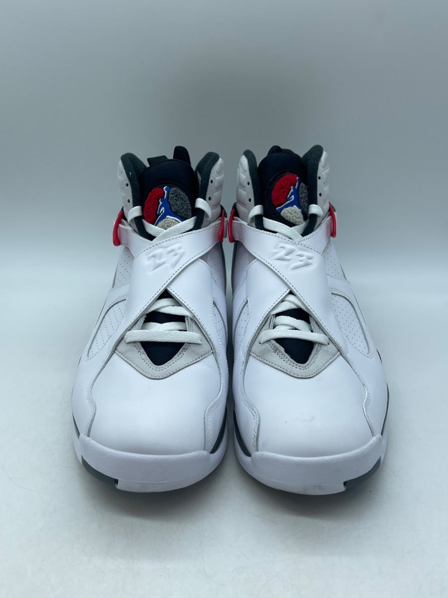 Jordan 8 Retro Alternate 14 (Moderately Worn Pre-Owned)JordanWhite/Gym Red-Black-Wolf Grey - Image 2