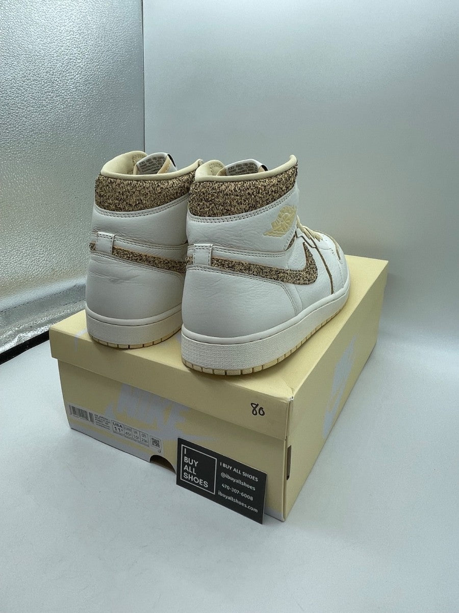 Jordan 1 Retro High OG Craft Vibrations Of Naija 11.5 (Moderately Worn Pre-Owned) - Image 5