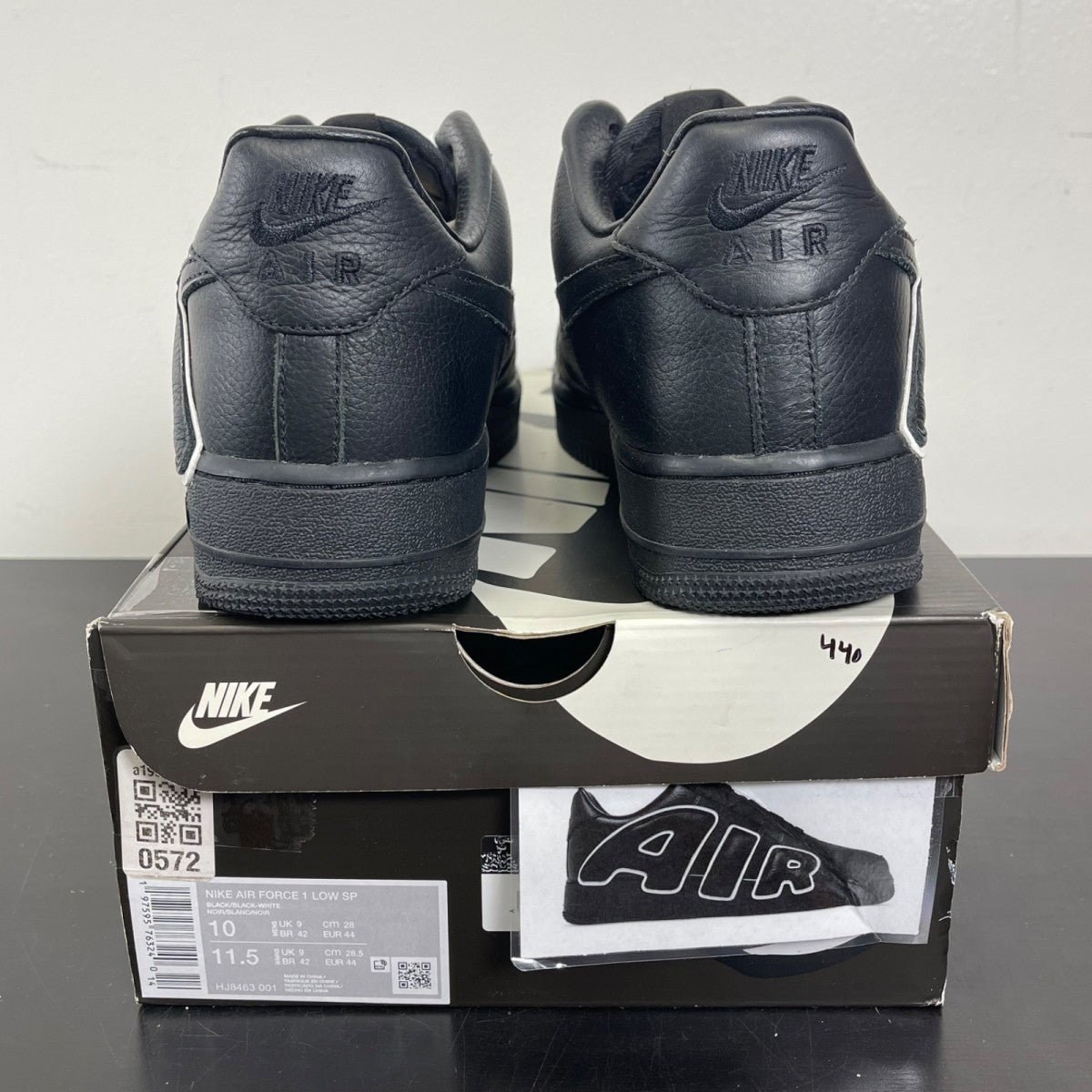 Nike Air Force 1 Low Cactus Plant Flea Market Black (2024) 10 (Moderately Worn Pre-Owned)NikeBlack/Black-White - Image 4