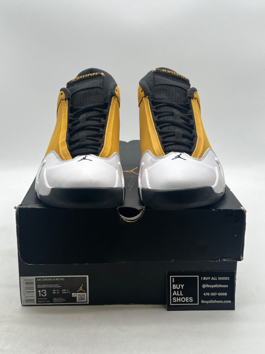 Jordan 14 Retro Light Ginger (2022) 13 (Lightly Worn Pre-Owned) - Image 2