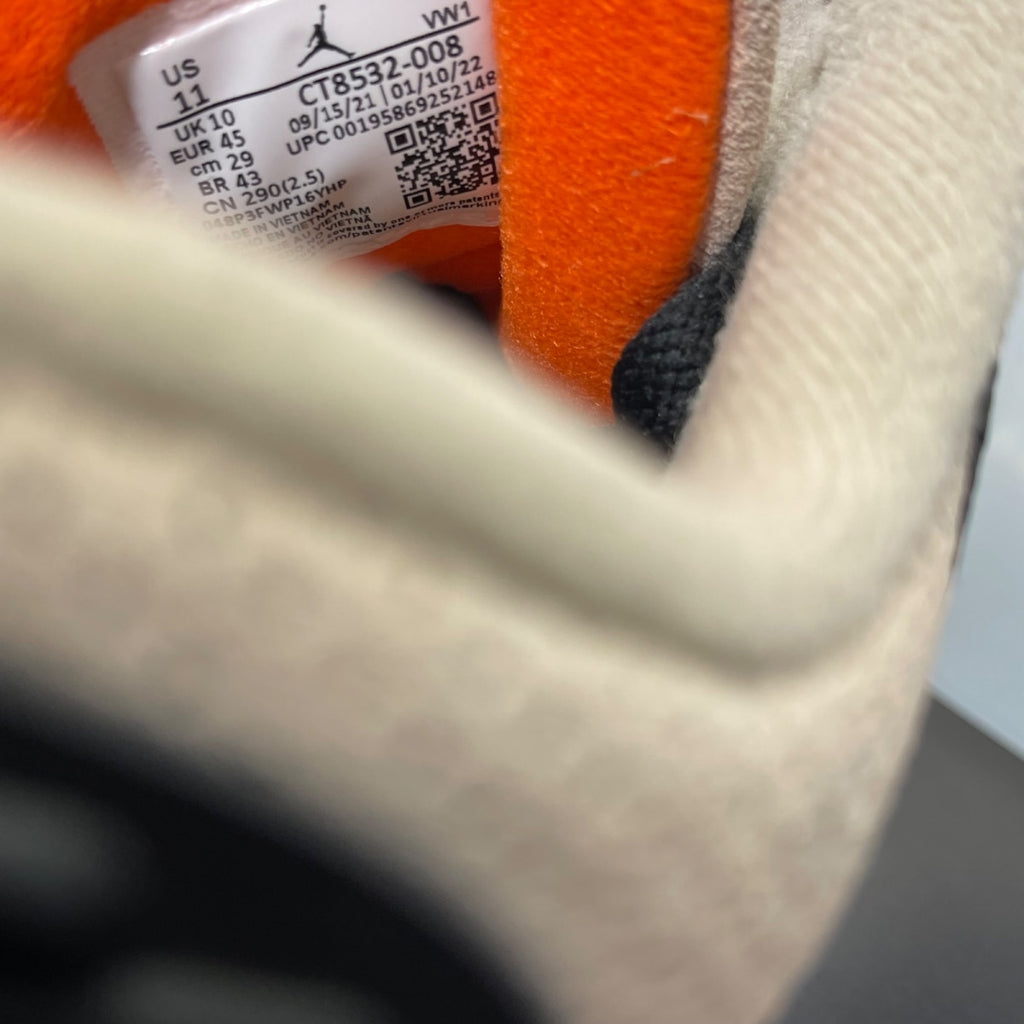 Jordan 3 Retro Desert Elephant 11 (New Pre-Owned)JordanBlack/Rush Orange/Fossil Stone/Sail - Image 6