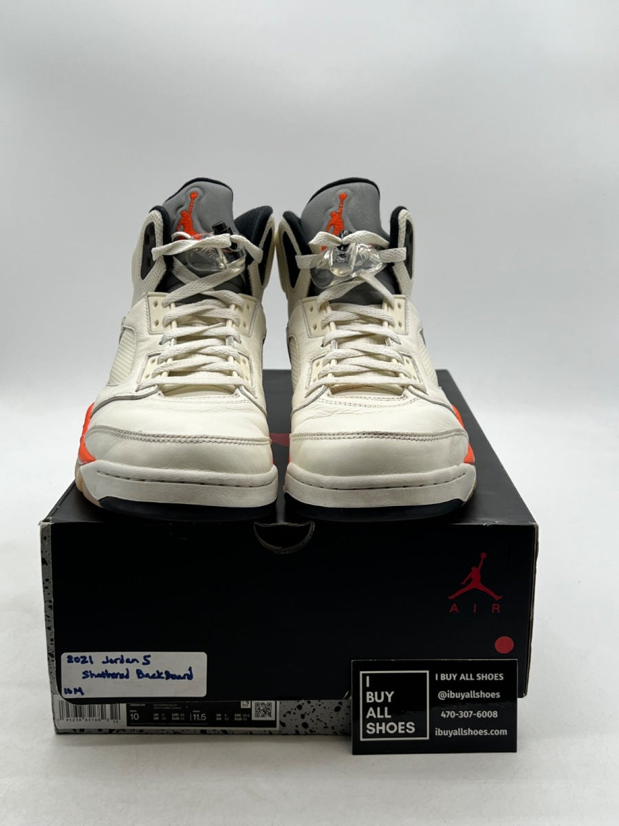 Jordan 5 Retro Shattered Backboard 10 (Heavily Worn Pre-Owned) - Image 2