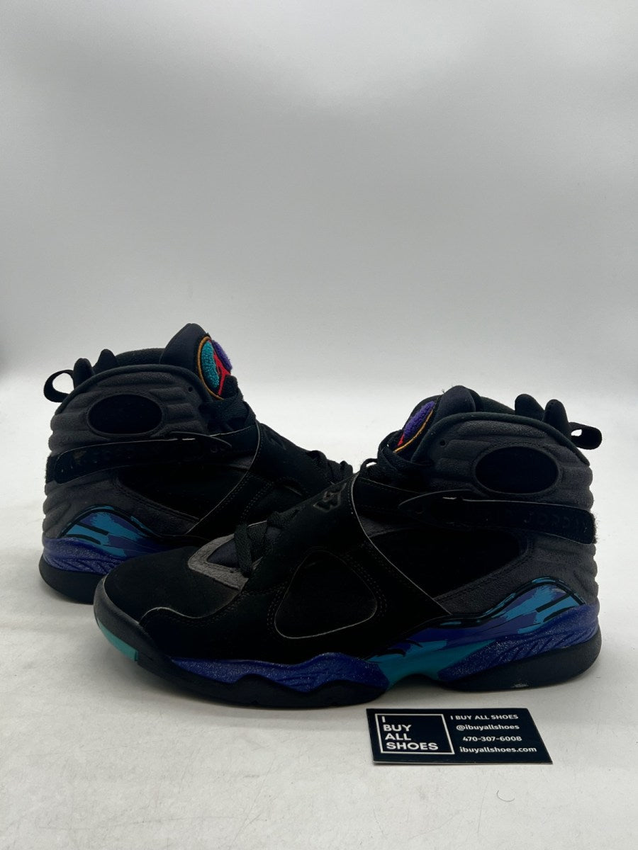 Jordan 8 Retro Aqua (2015) 10.5 (Moderately Worn Pre-Owned) - Image 1
