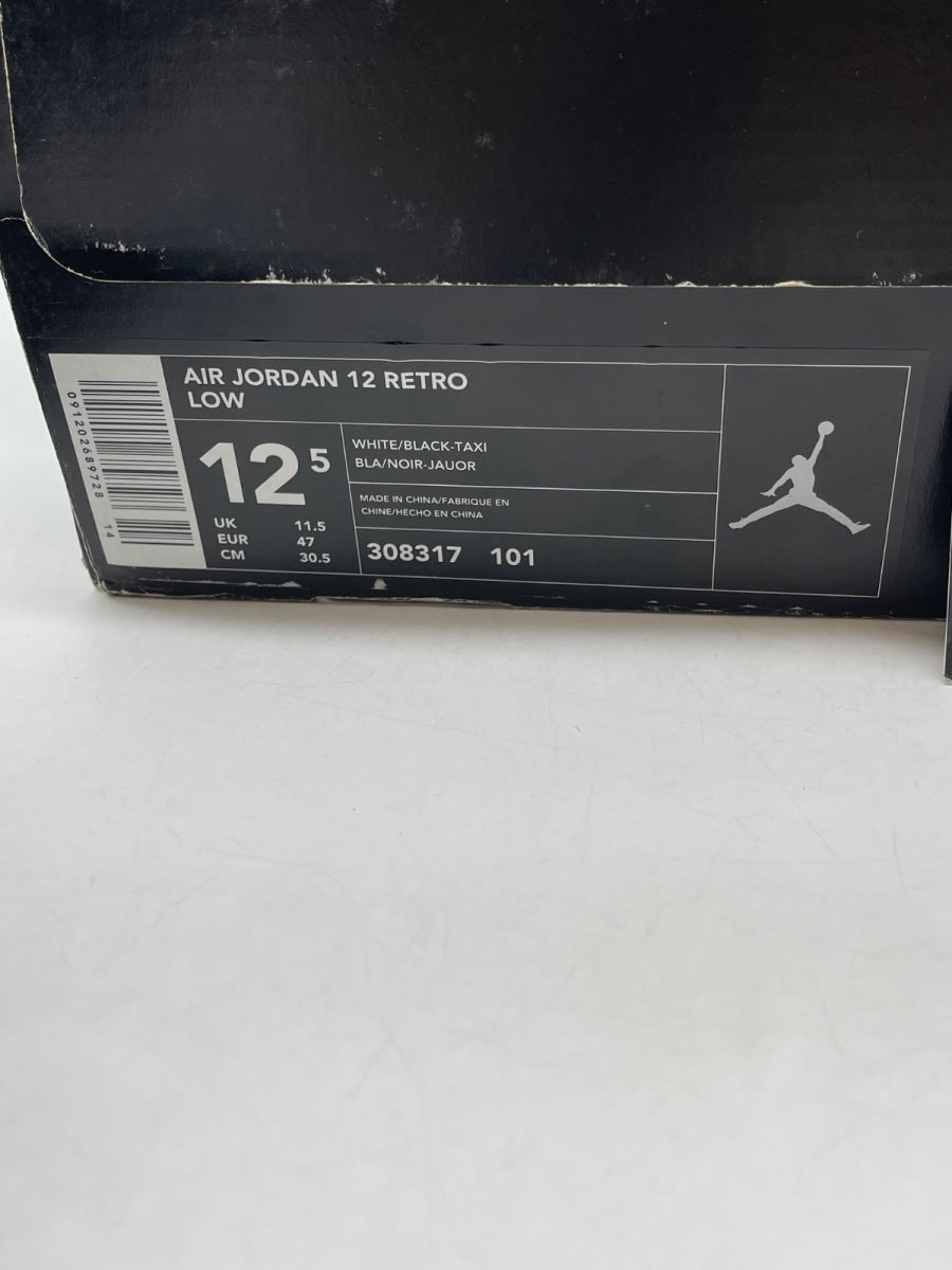 Jordan 12 Retro Low Taxi (2004) 12.5 (Moderately Worn Pre-Owned) - Image 9