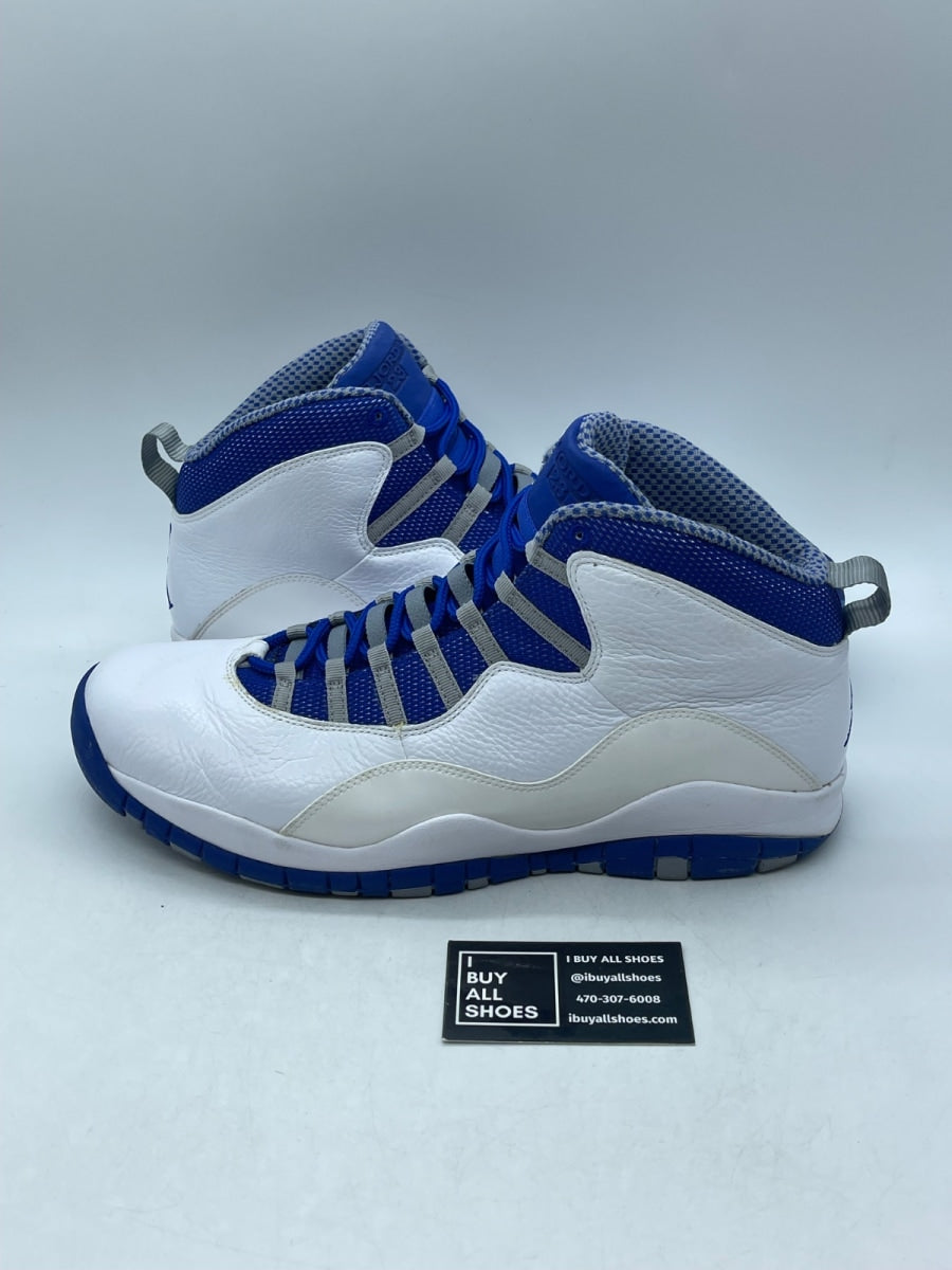 Jordan 10 Retro Old Royal 14 (Moderately Worn Pre-Owned) - Image 1