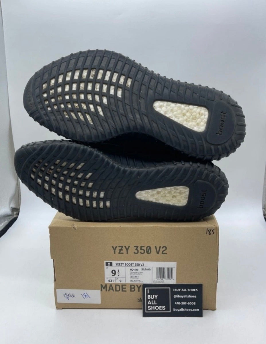 adidas Yeezy Boost 350 V2 Onyx 9.5 (Lightly Worn Pre-Owned)adidasOnyx/Onyx/Onyx - Image 9