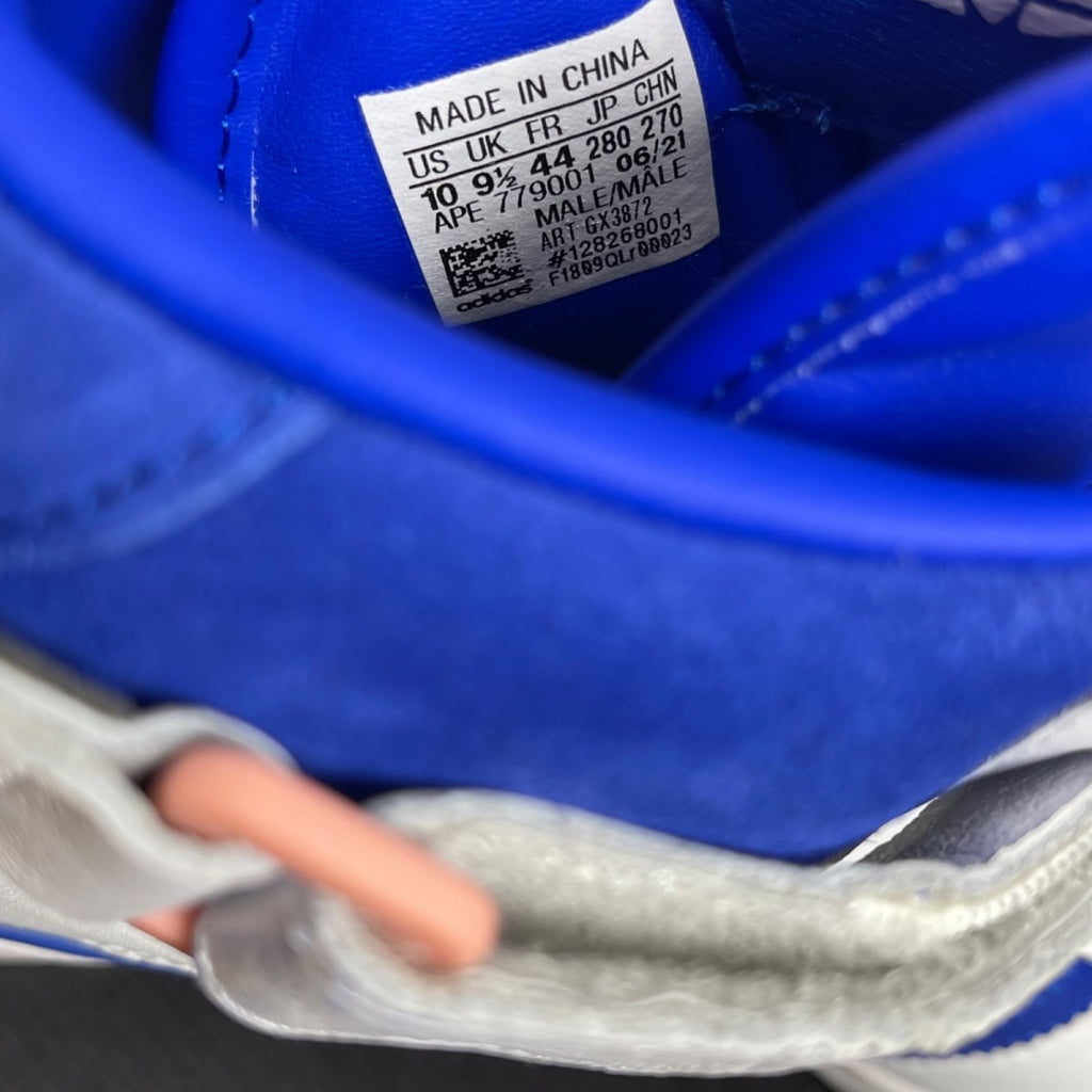 adidas Forum High Kerwin Frost Humanarchives 10 (Moderately Worn Pre-Owned)adidasWhite/Blue/Grey - Image 6