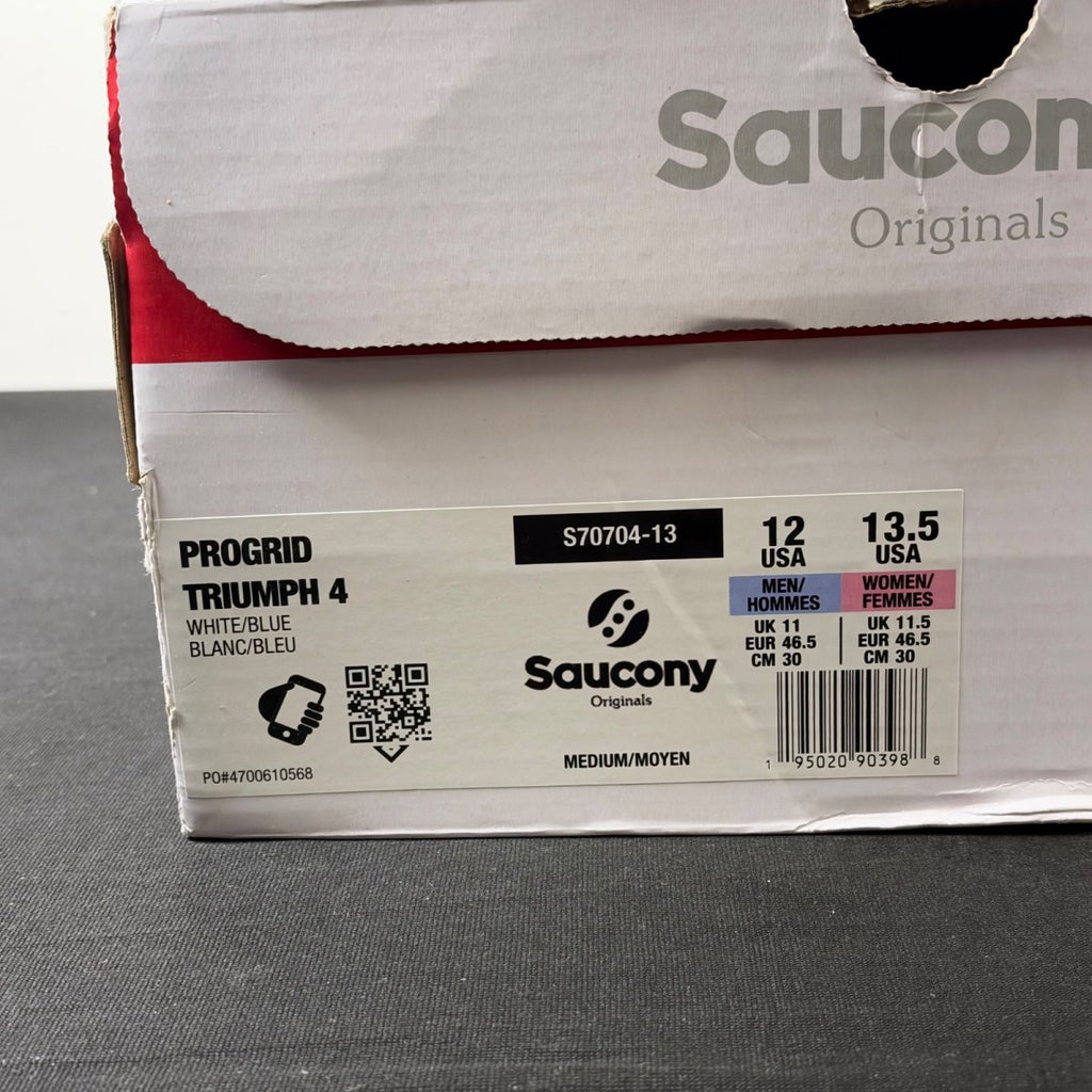 Saucony ProGrid Triumph 4 White Blue (Size 12) - Image 4