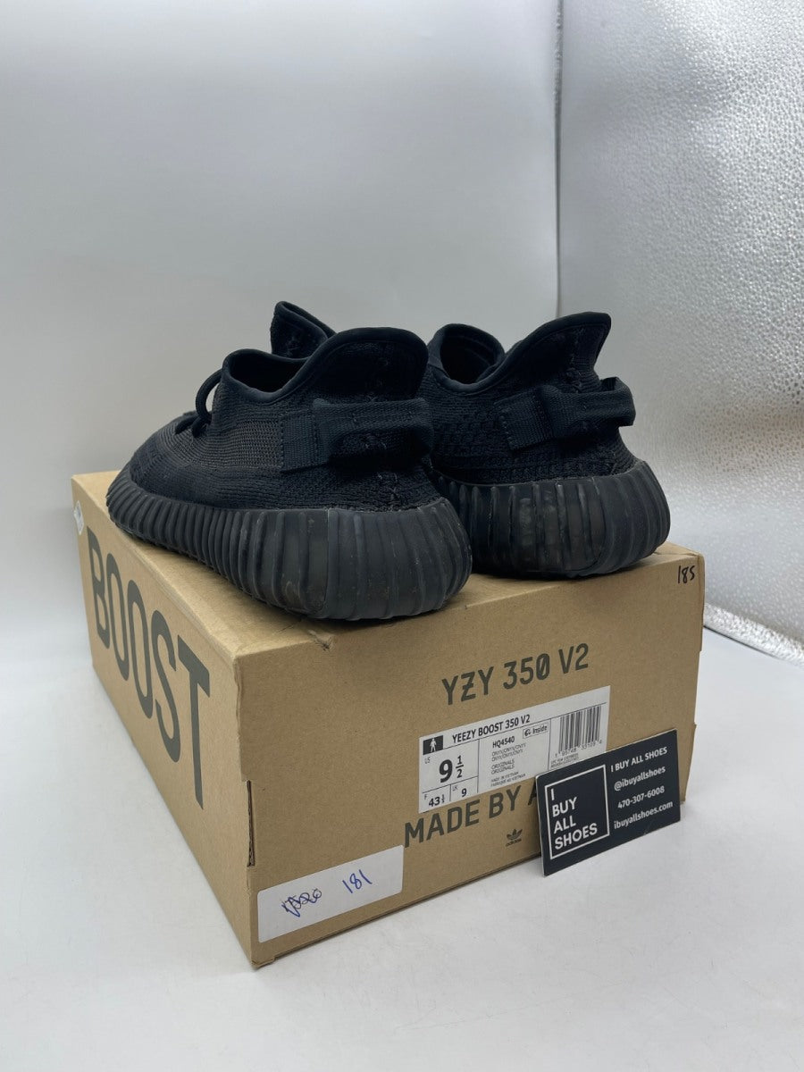 adidas Yeezy Boost 350 V2 Onyx 9.5 (Moderately Worn Pre-Owned) - Image 4