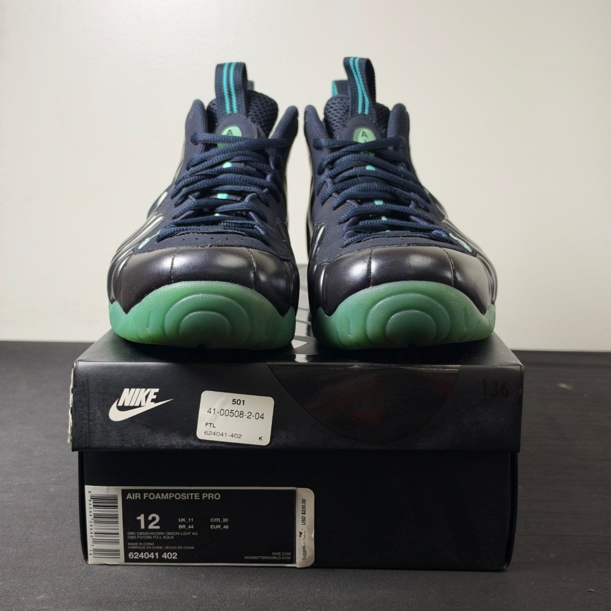 Nike Air Foamposite Pro Dark Obsidian (Size 12) - Image 2
