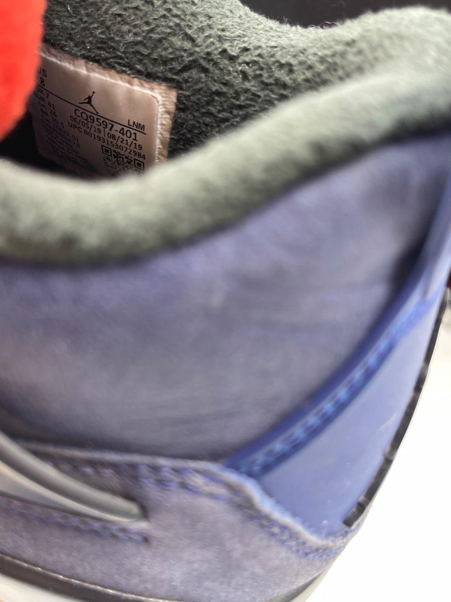 Jordan 4 Retro Winterized Loyal Blue 8 (Moderately Worn Pre-Owned)JordanLoyal Blue/White-Habanero Red-Black - Image 8