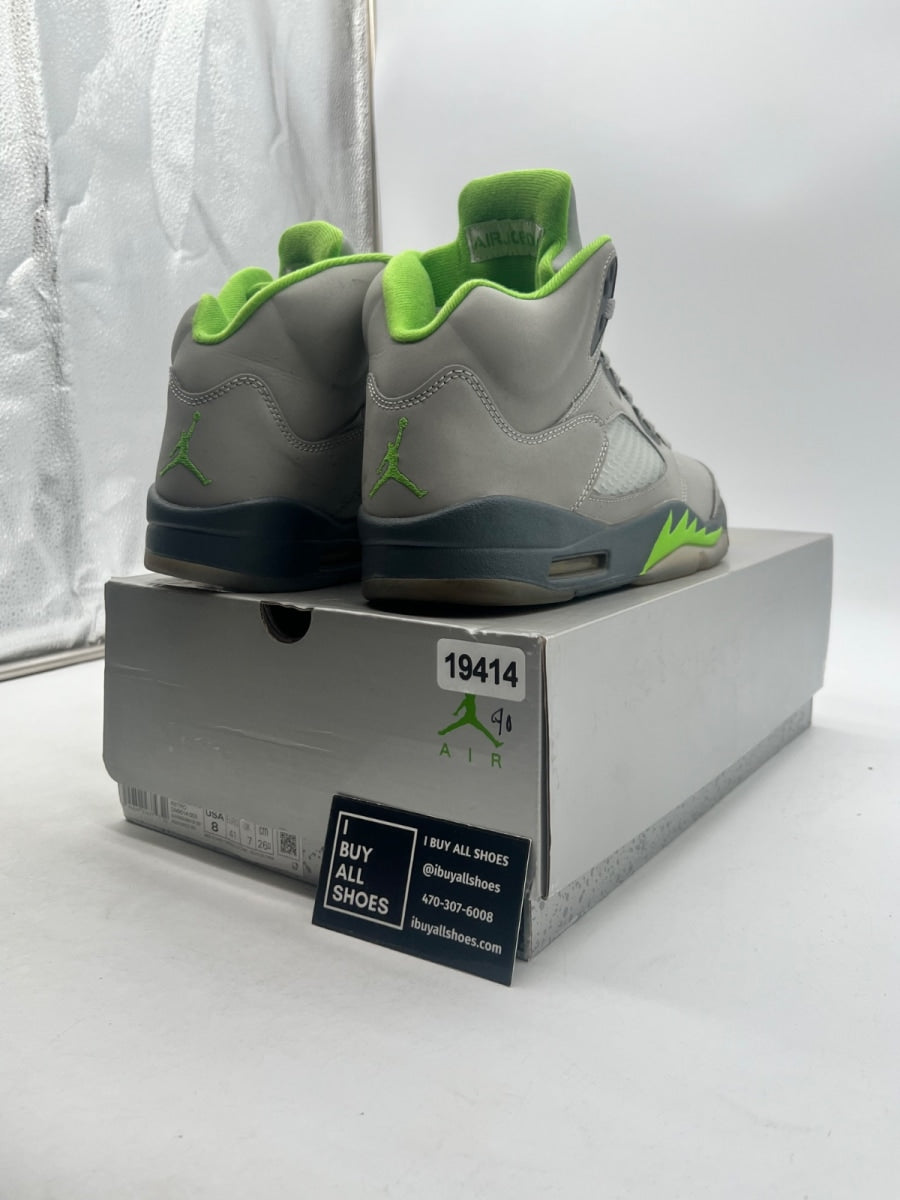 Jordan 5 Retro Green Bean (2022) 8 (Moderately Worn Pre-Owned) - Image 5