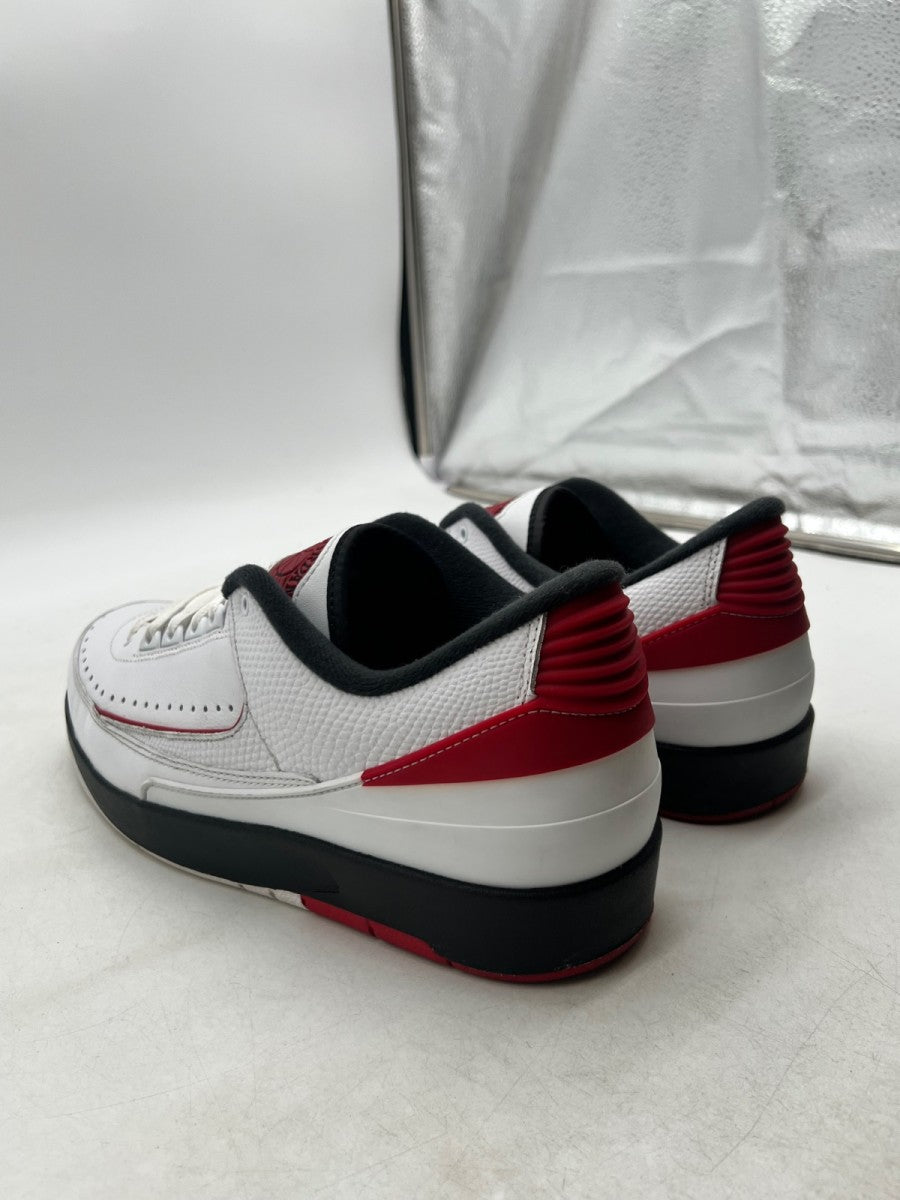 Jordan 2 Retro Low Chicago (2016) 10.5 (Lightly Worn Pre-Owned)JordanWhite/Black-Varsity Red - Image 6