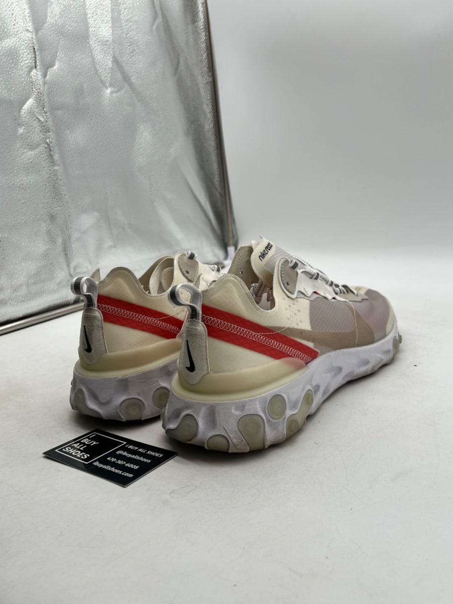 Nike React Element 87 Sail Light Bone 12 (Moderately Worn Pre-Owned) - Image 5