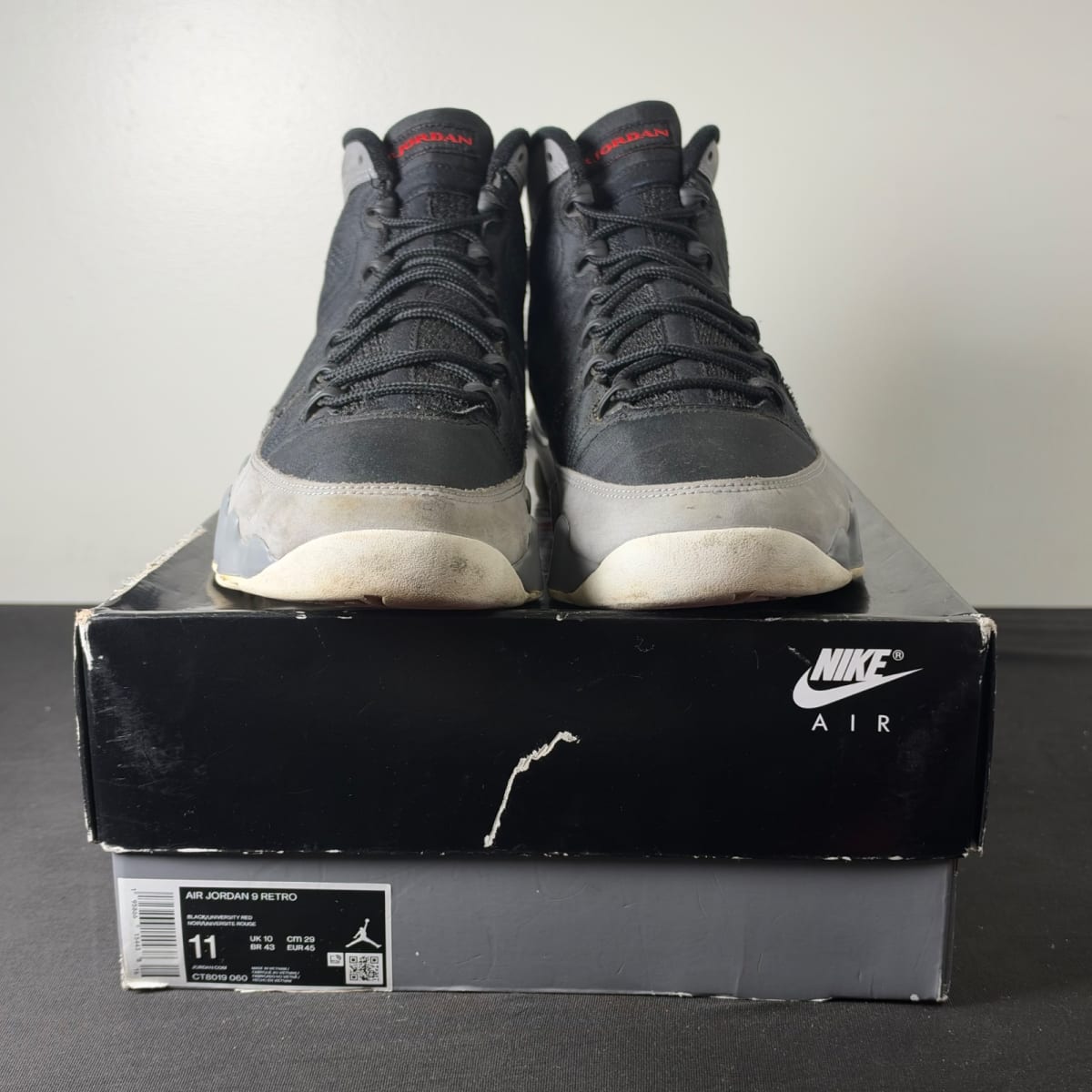 Jordan 9 Retro Particle Grey (Size 11) - aux