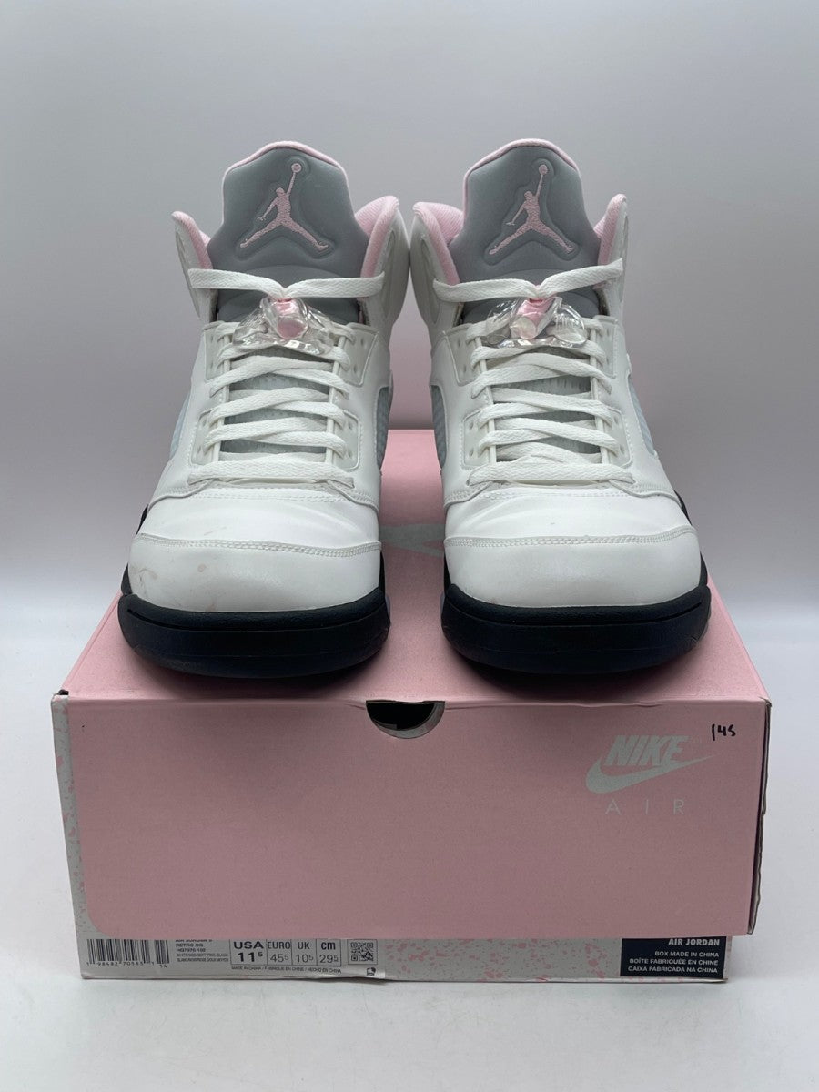 Jordan 5 Retro Medium Soft Pink 11.5 (Moderately Worn Pre-Owned)JordanWhite/Medium Soft Pink/Black - Image 2