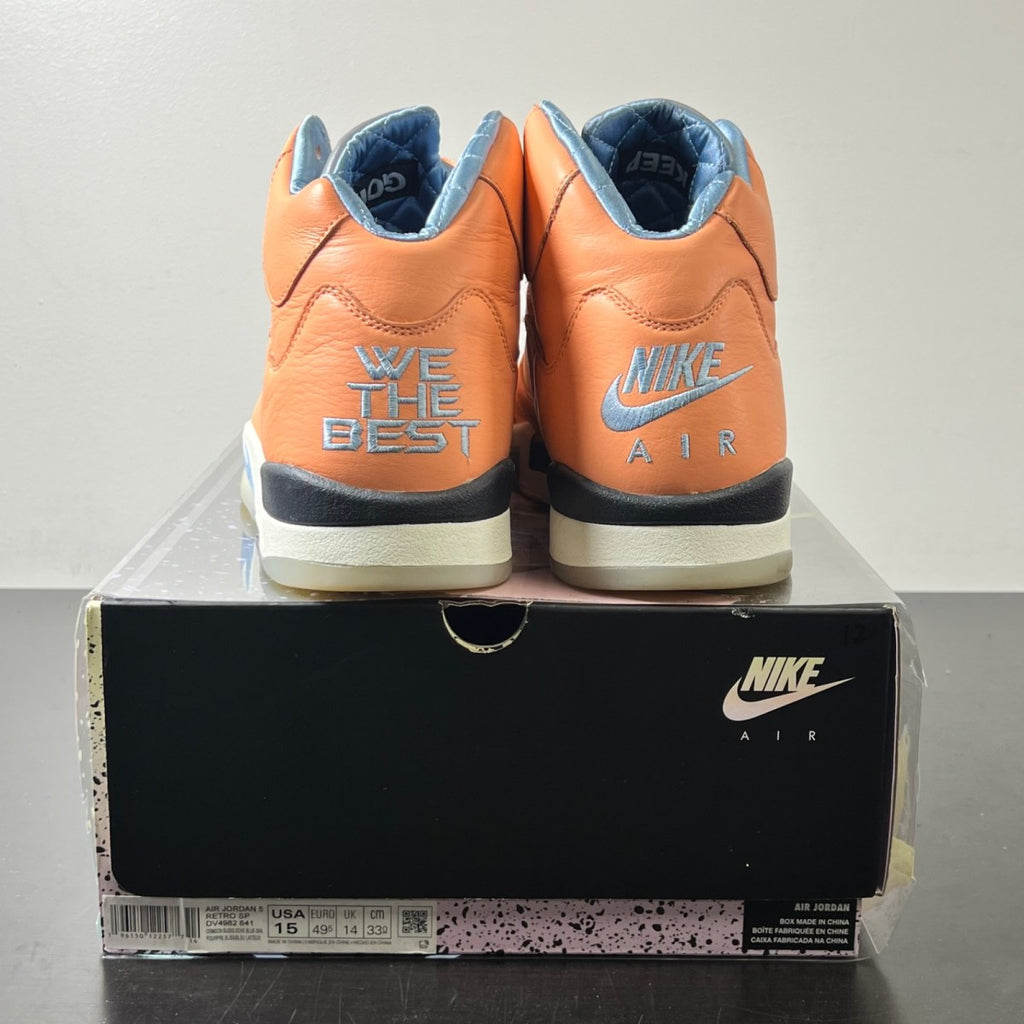 Jordan 5 Retro DJ Khaled We The Best Crimson Bliss 15 (Moderately Worn Pre-Owned)JordanCrimson Bliss/Leche Blue-Sail - Image 5