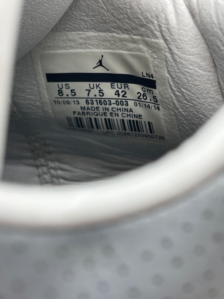 Jordan 3 Retro 5Lab3 Silver 8.5 (Moderately Worn Pre-Owned) - Image 8